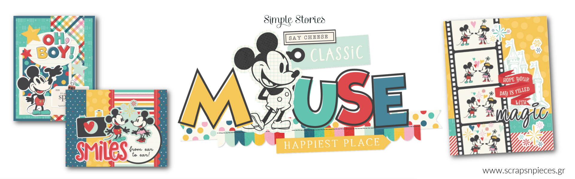 The Happiest Place Scrapbooking Collection by Simple Stories